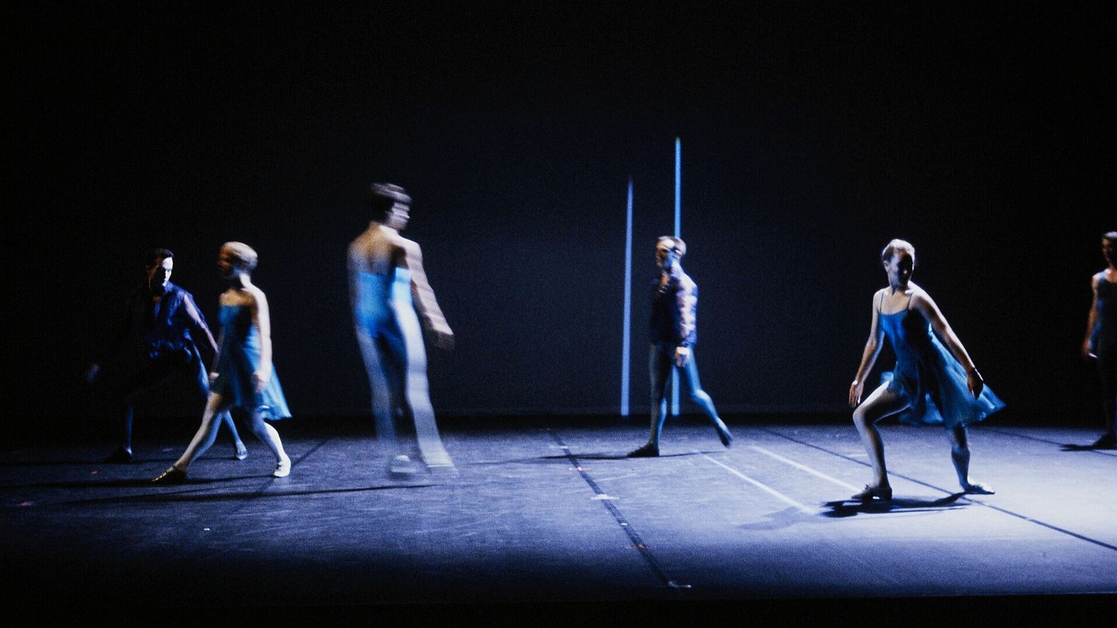 The company on stage