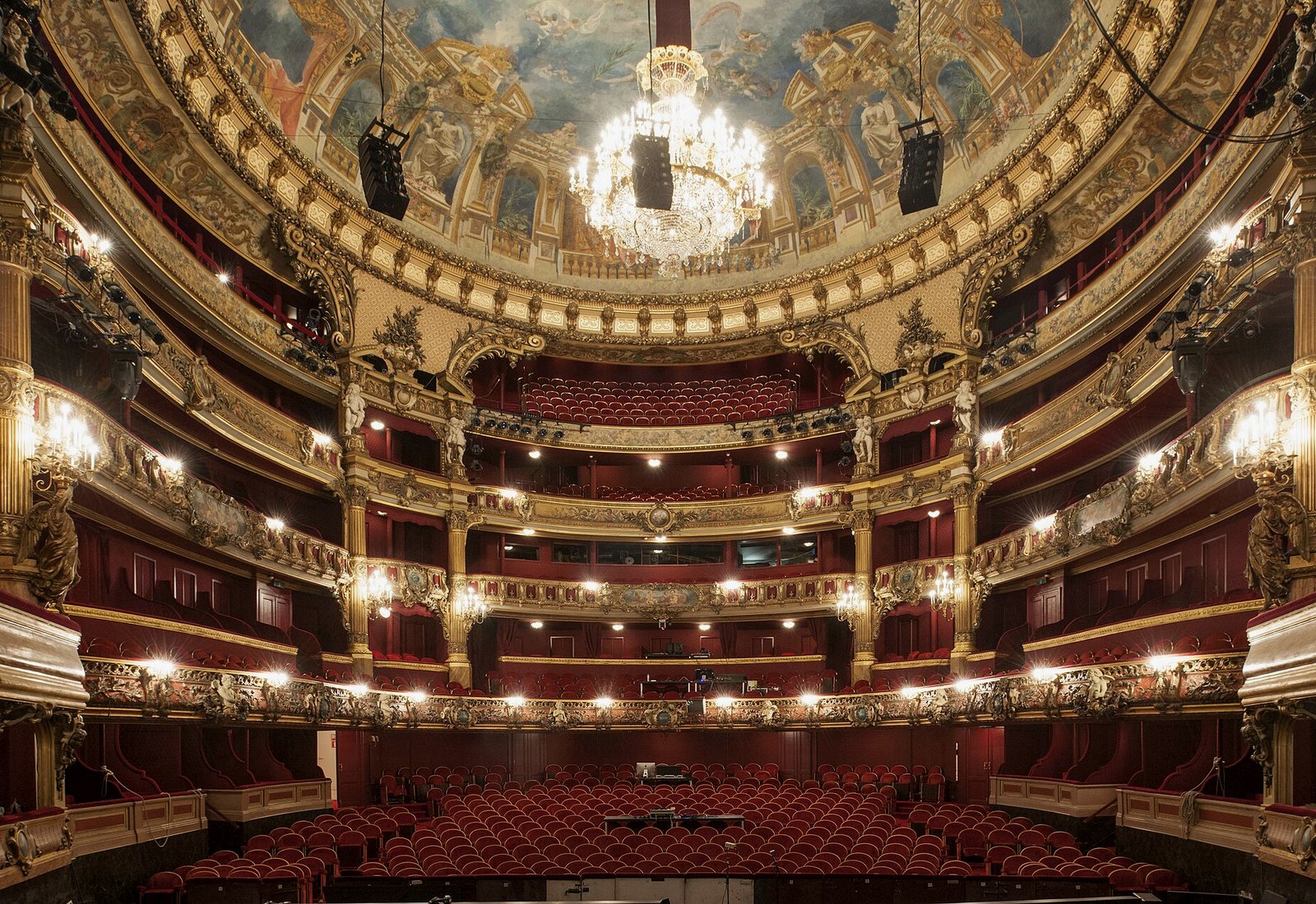 The auditorium of La Monnaie in Brussels